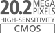 20,2 megapixel CMOS
